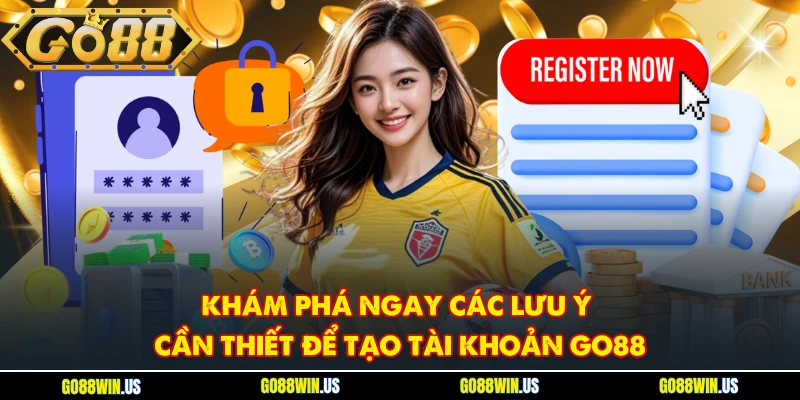 Khám phá ngay các lưu ý cần thiết để tạo tài khoản GO88