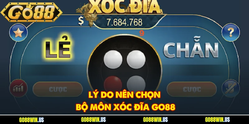 Lý do nên chọn bộ môn xóc đĩa Go88